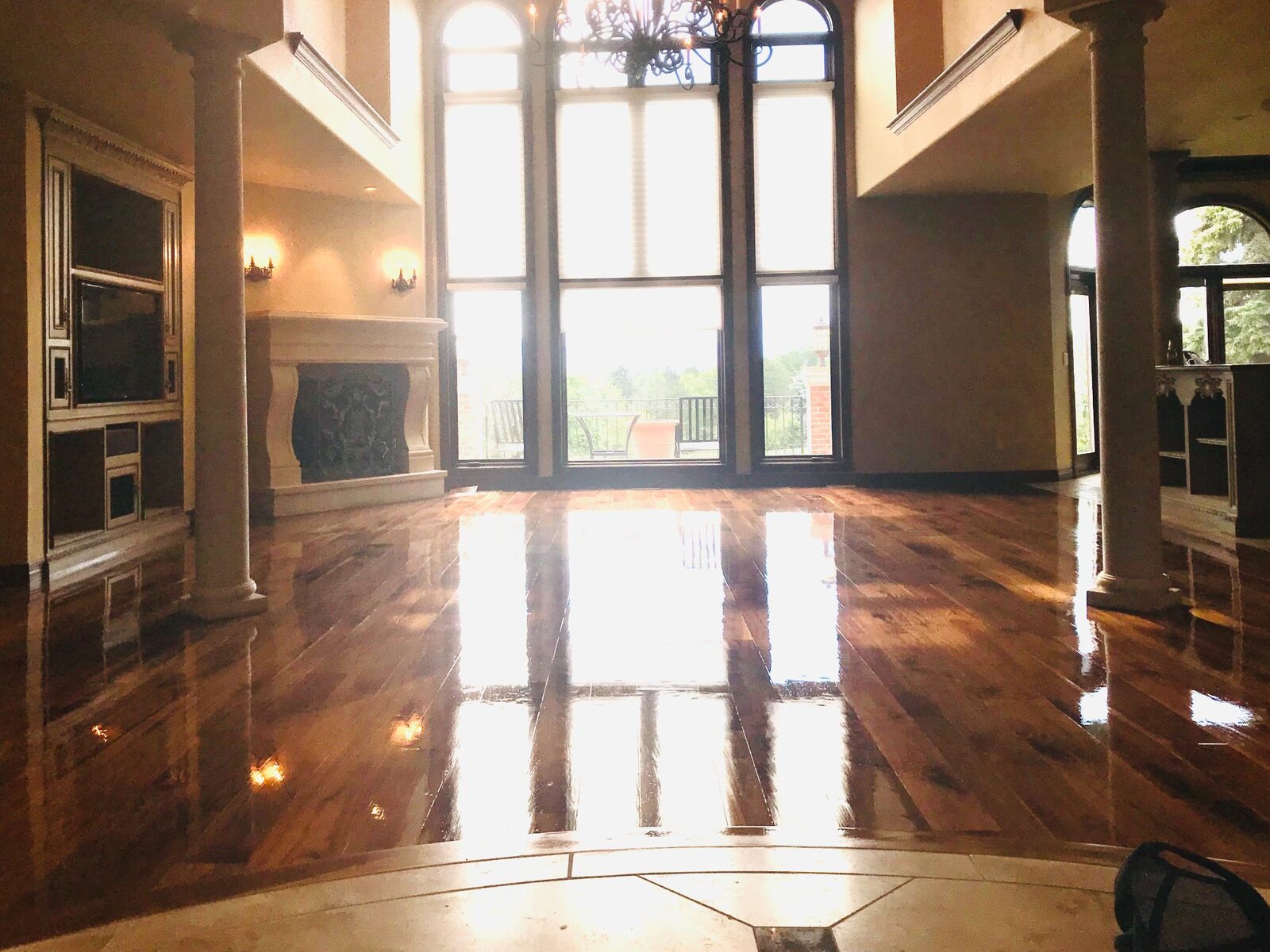 Dark Walnut — Overhead View — Denver Metro | Casta Hardwood