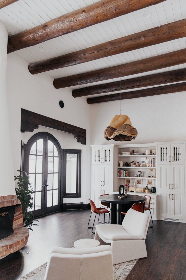 Dark Oak — Dining & Arched Doors — Denver Metro | Casta Hardwood