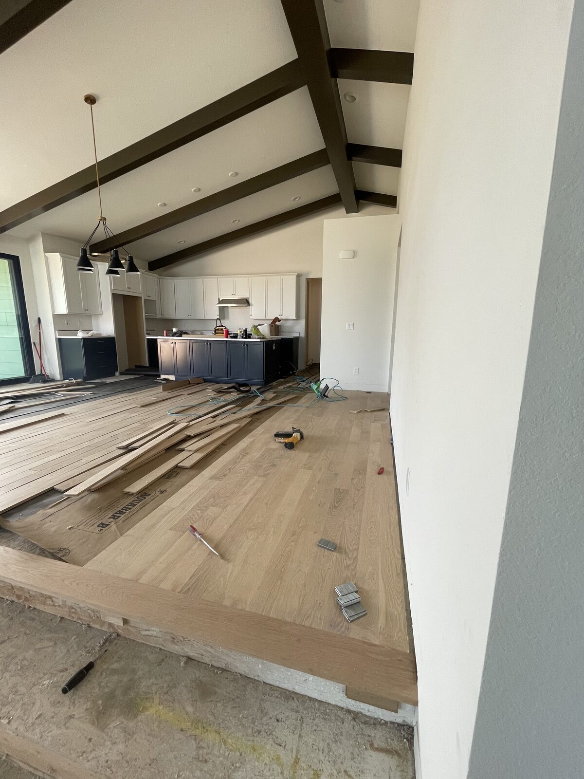 Wide Plank Oak — Vaulted Room — Denver Metro | Casta Hardwood