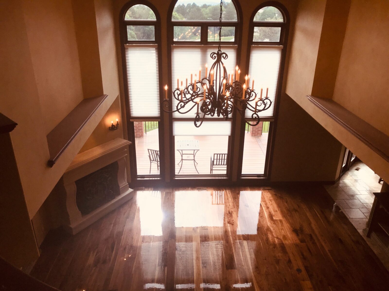 Dark Stain — Living Room — Denver Metro | Casta Hardwood